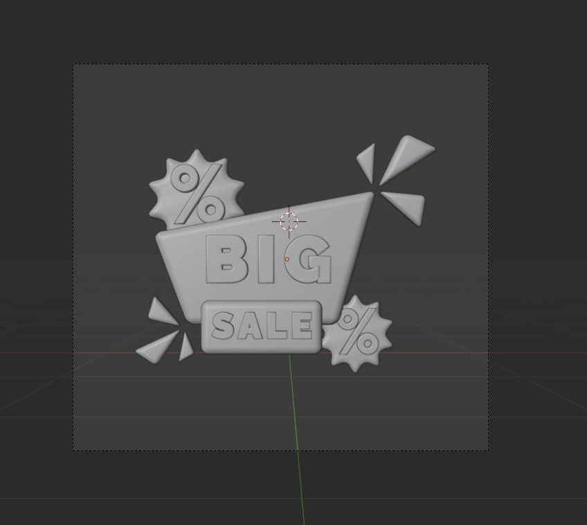 Shopping and Retails 3d Illustration  Icon Pack 3D model_7
