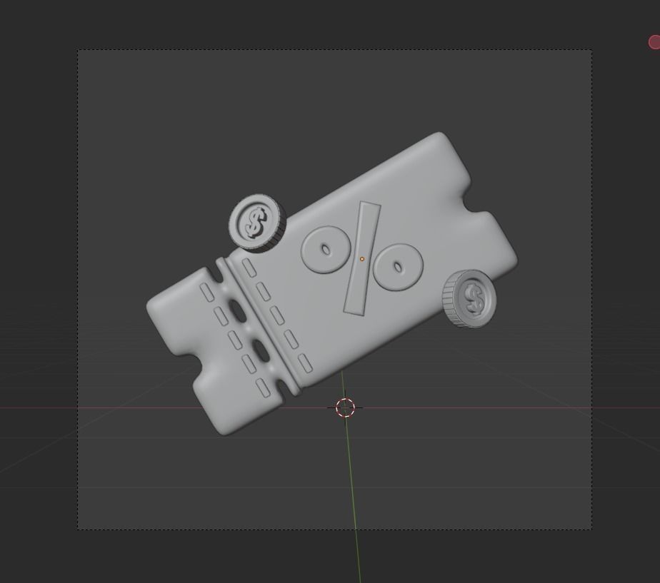 Shopping and Retails 3d Illustration  Icon Pack 3D model_31