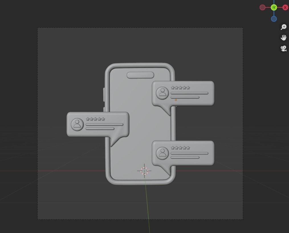 Shopping and Retails 3d Illustration  Icon Pack 3D model_8