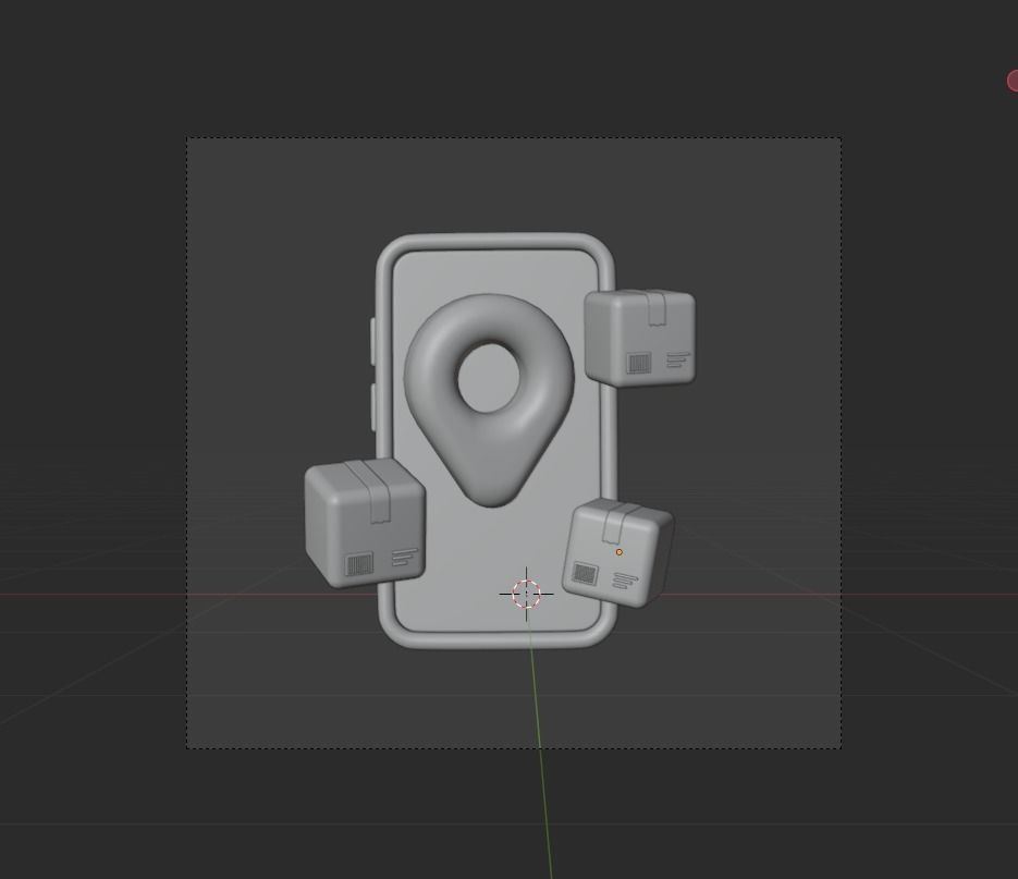 Shopping and Retails 3d Illustration  Icon Pack 3D model_16