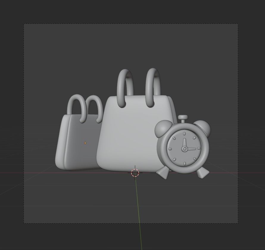 Shopping and Retails 3d Illustration  Icon Pack 3D model_50