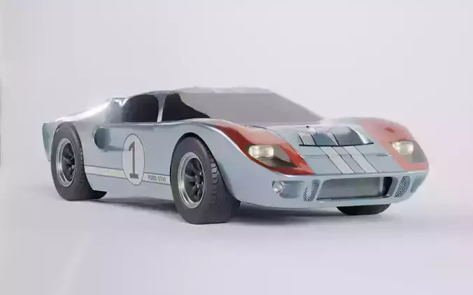 Race car GT 40 MK-II 1966