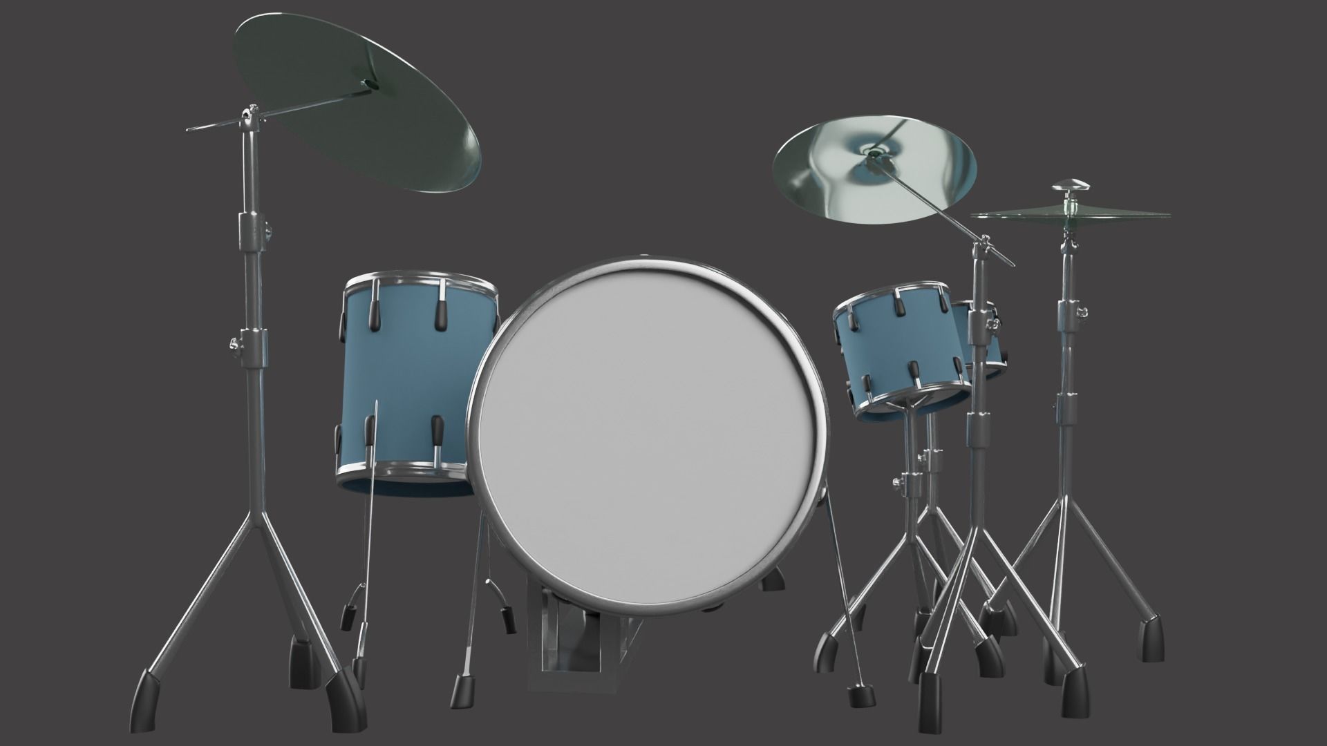 Drum Set 3D model_1