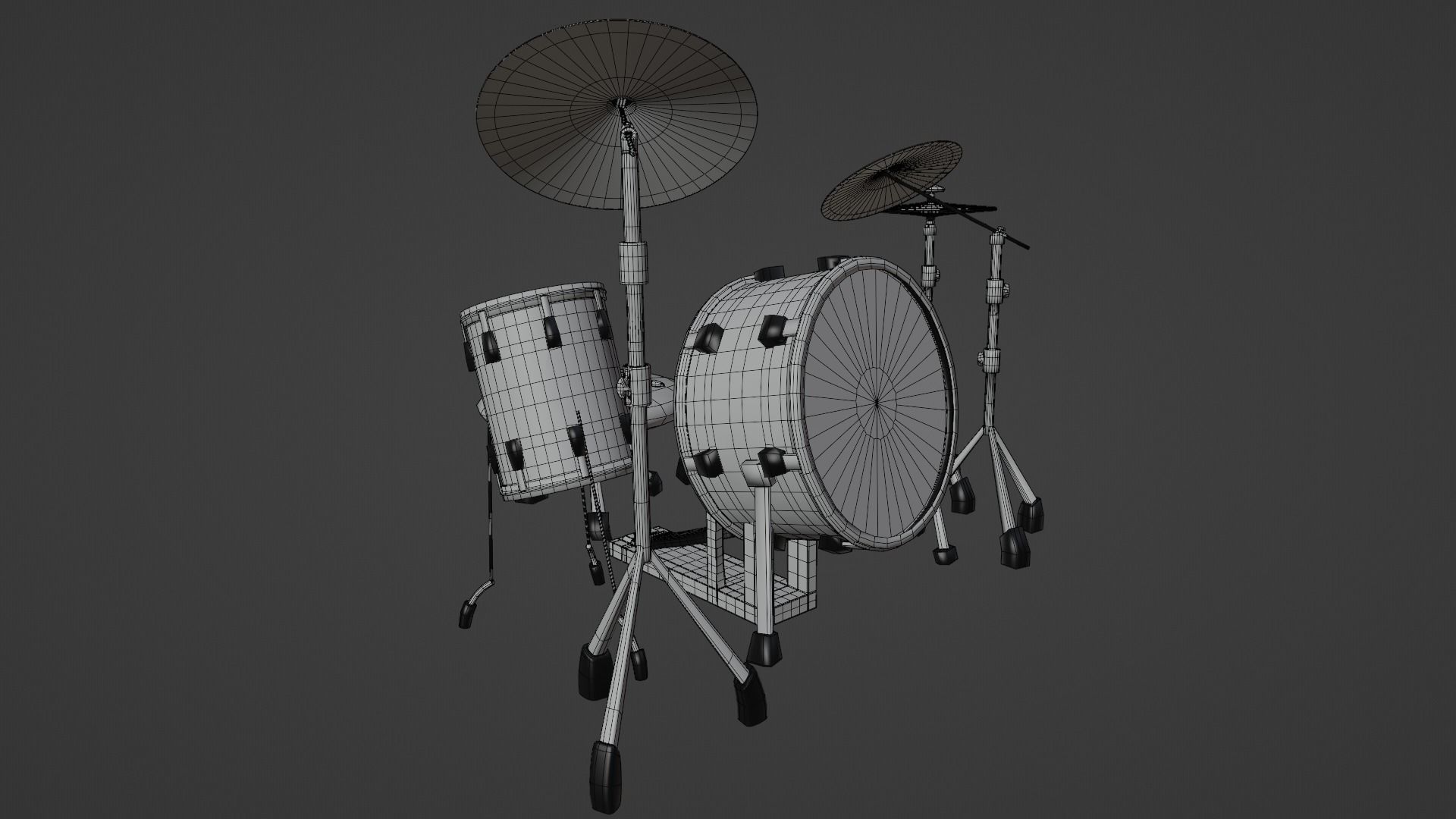 Drum Set 3D model_9