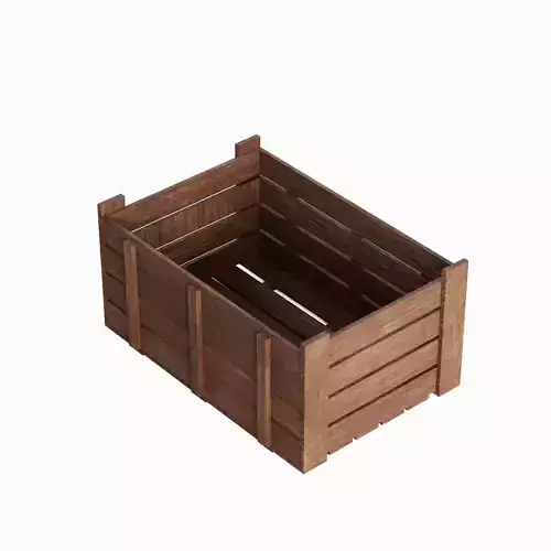 Wooden Crate 03