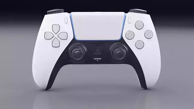 Playstation 5 controller 3d model