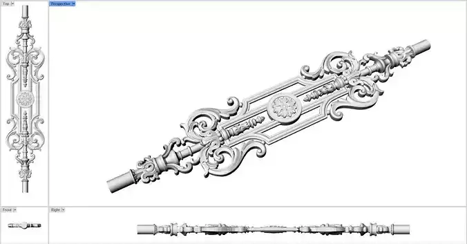 Luxury Baroque Staircases Spindles