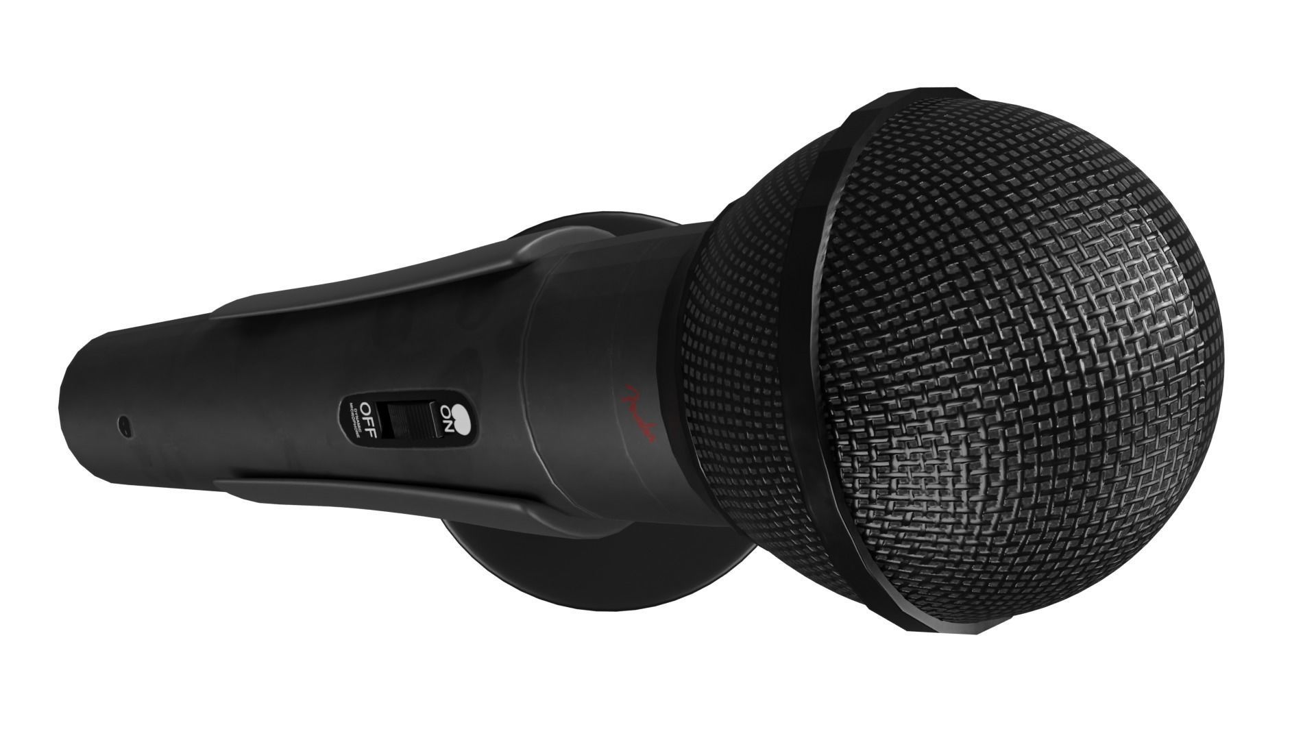 Microphone Stand 3D model_8