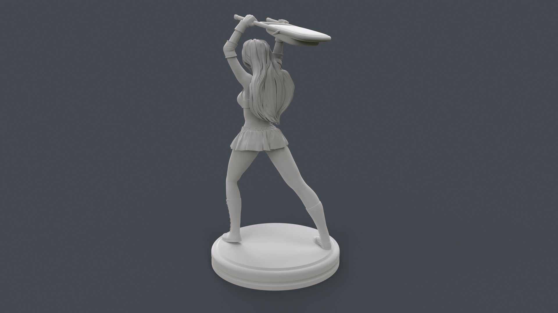 Female Professional Wrestlers A 3D Printing 3D print model_20