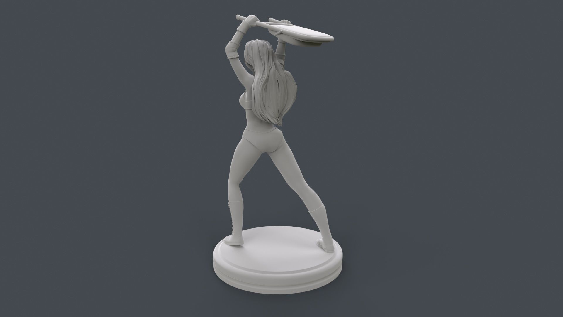 Female Professional Wrestlers A 3D Printing 3D print model_24
