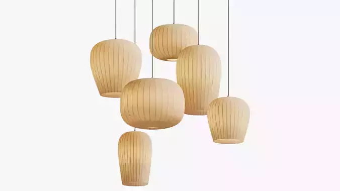 Axel Hanging Lamp White