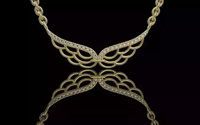   Pendant  Womens  Wing  035