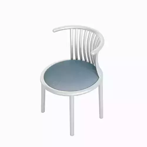 Curved Iron Chair 01
