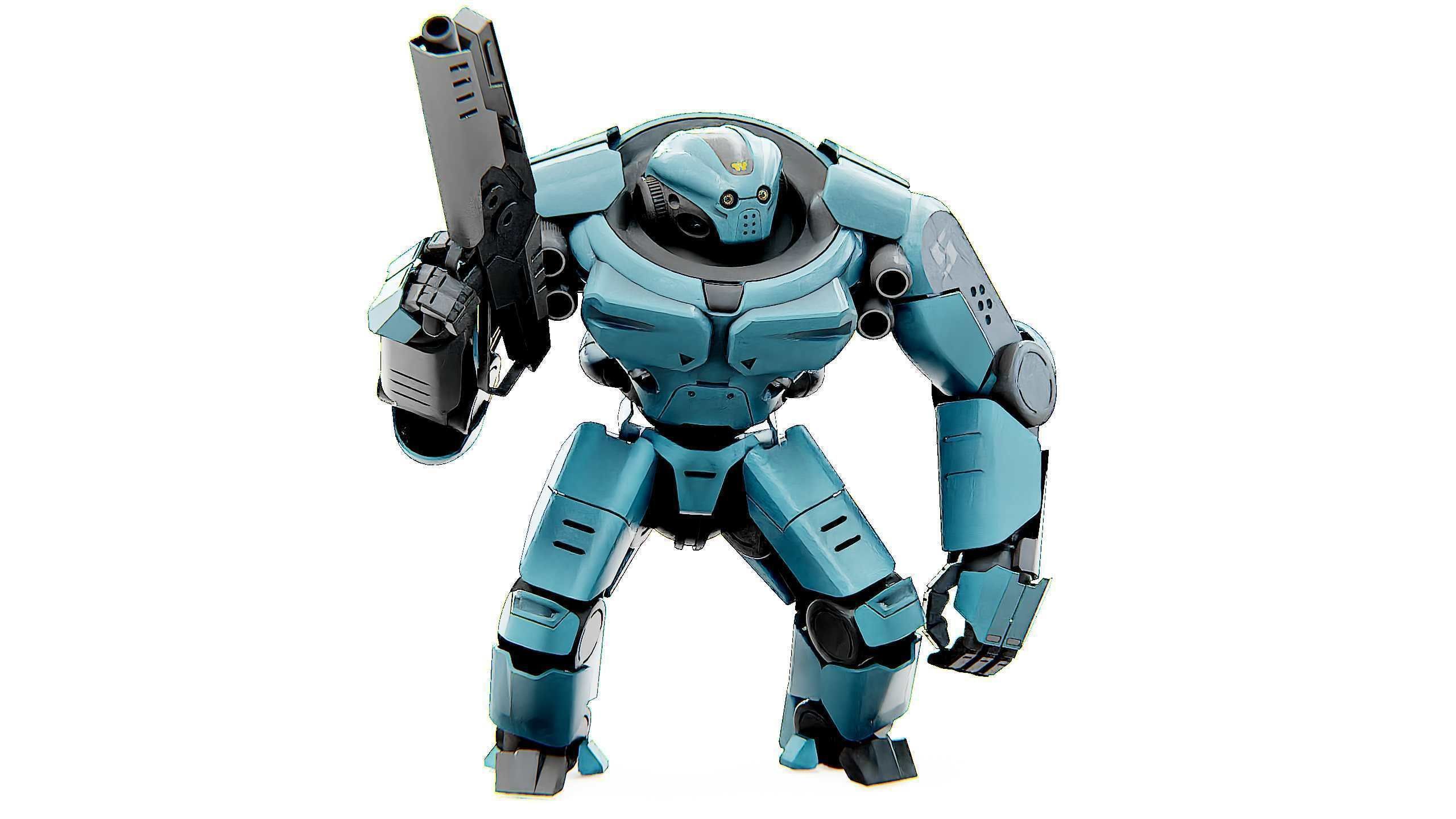 DOOM FIGHTER V-3 Rigged for Unreal Engine - Unity - MIXAMO 3D model_3