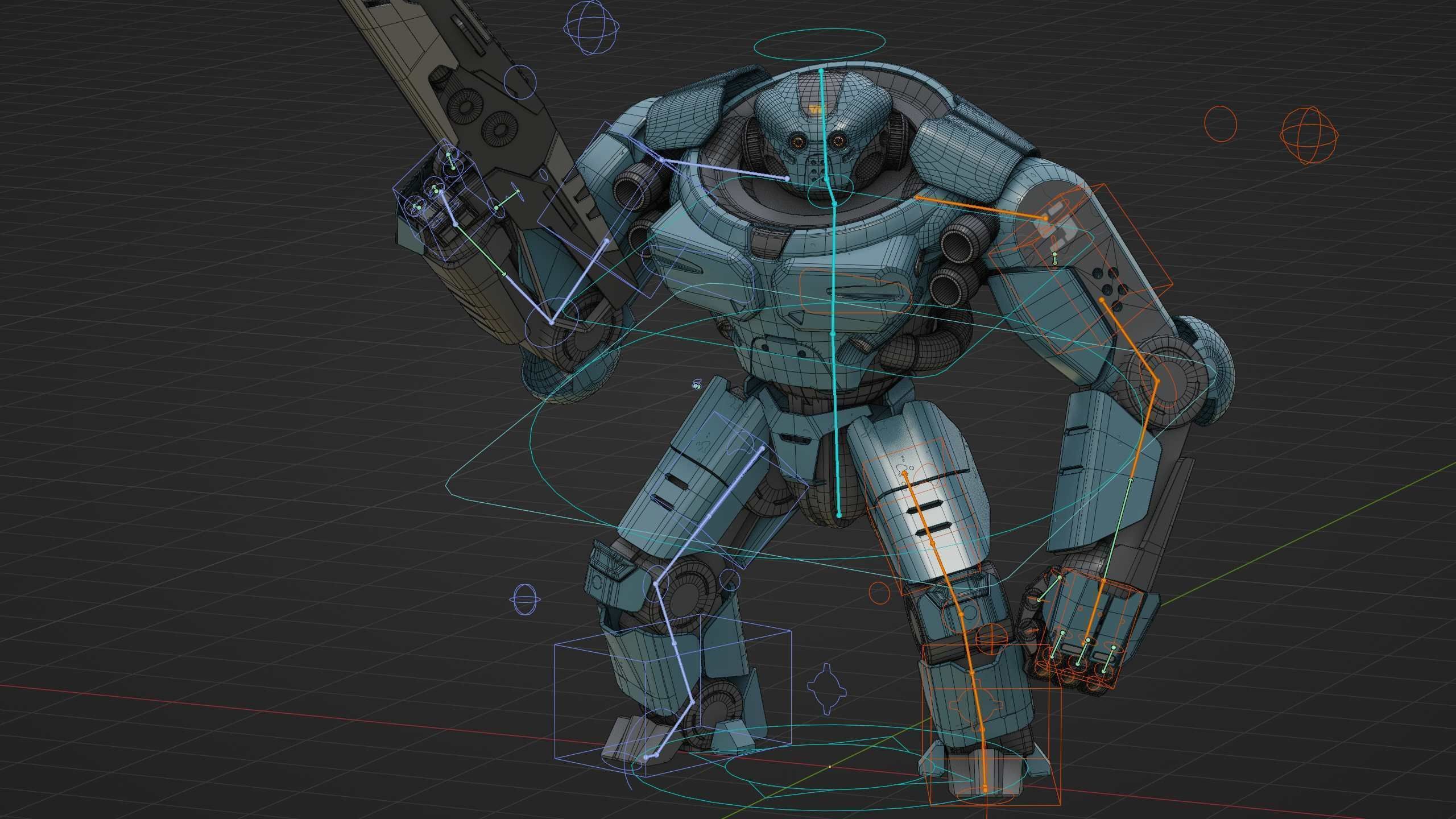 DOOM FIGHTER V-3 Rigged for Unreal Engine - Unity - MIXAMO 3D model_37