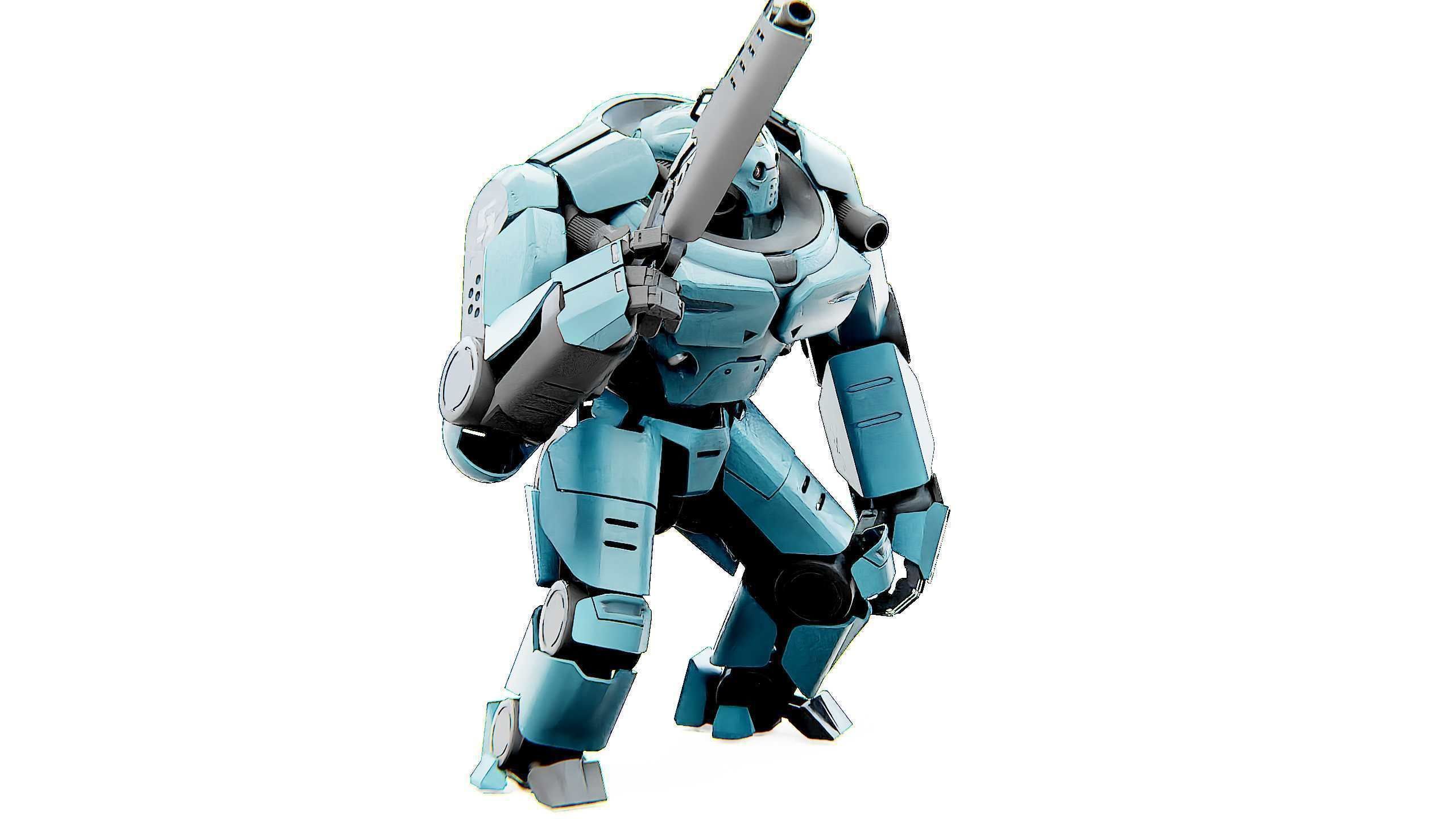 DOOM FIGHTER V-3 Rigged for Unreal Engine - Unity - MIXAMO 3D model_7