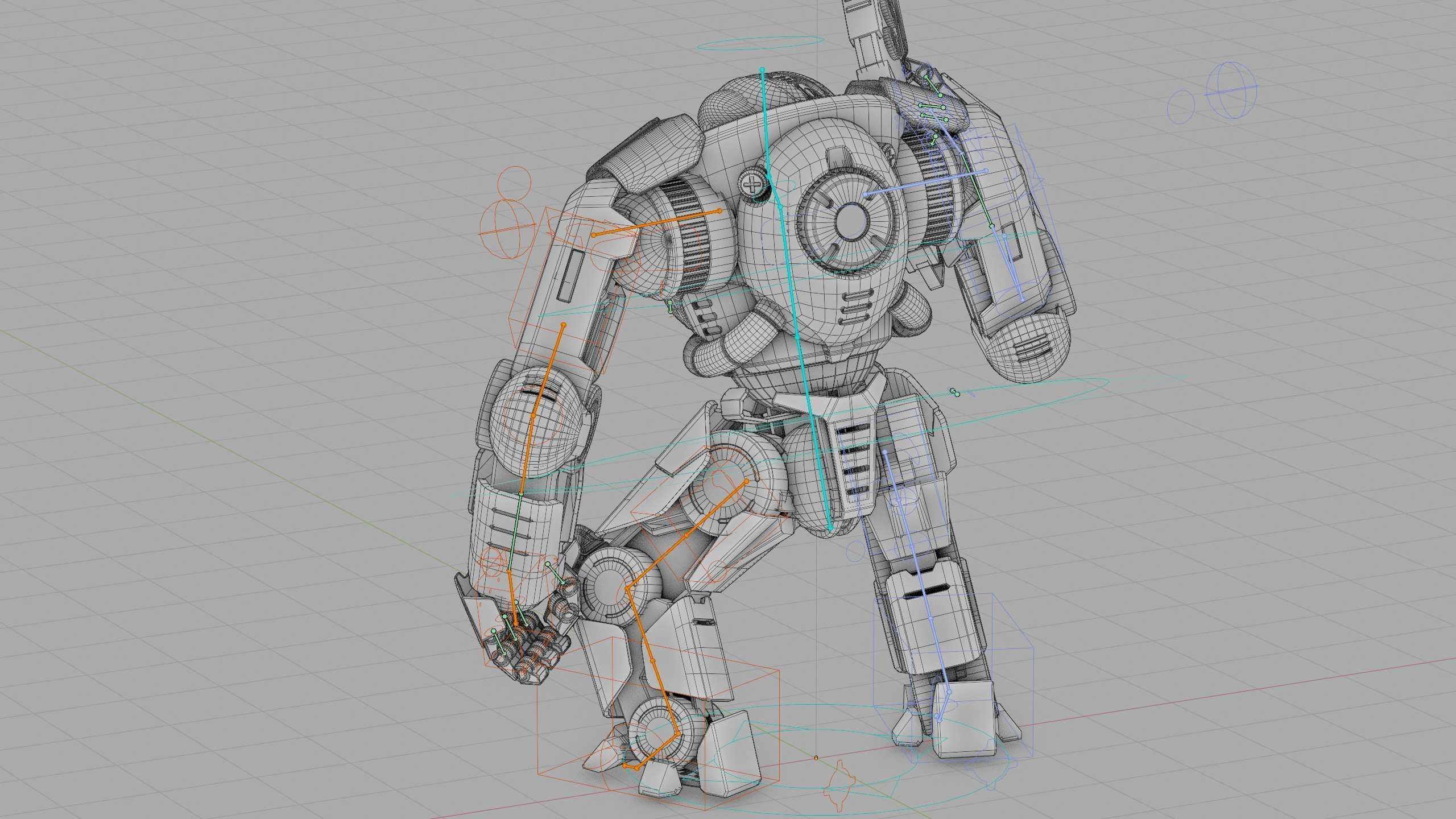 DOOM FIGHTER V-3 Rigged for Unreal Engine - Unity - MIXAMO 3D model_41