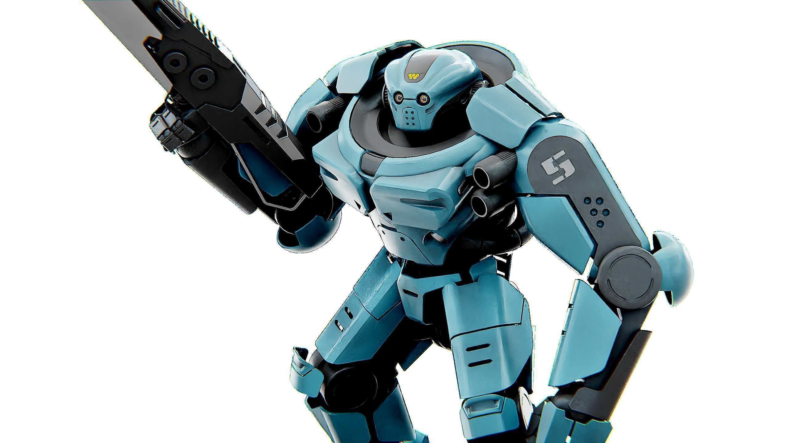 DOOM FIGHTER V-3 Rigged for Unreal Engine - Unity - MIXAMO 3D model_22