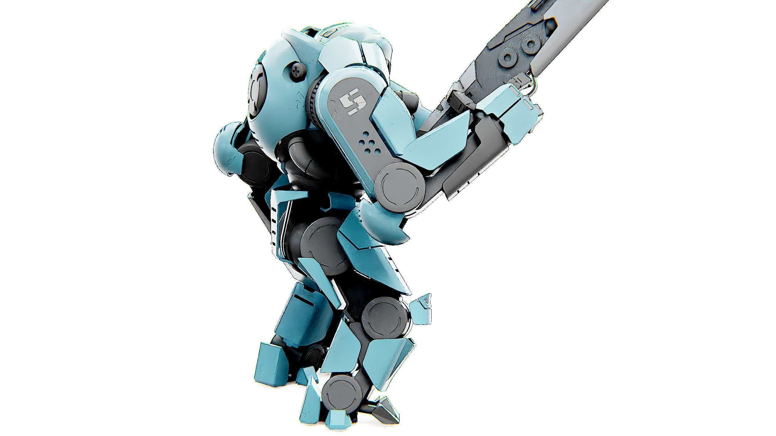 DOOM FIGHTER V-3 Rigged for Unreal Engine - Unity - MIXAMO 3D model_12