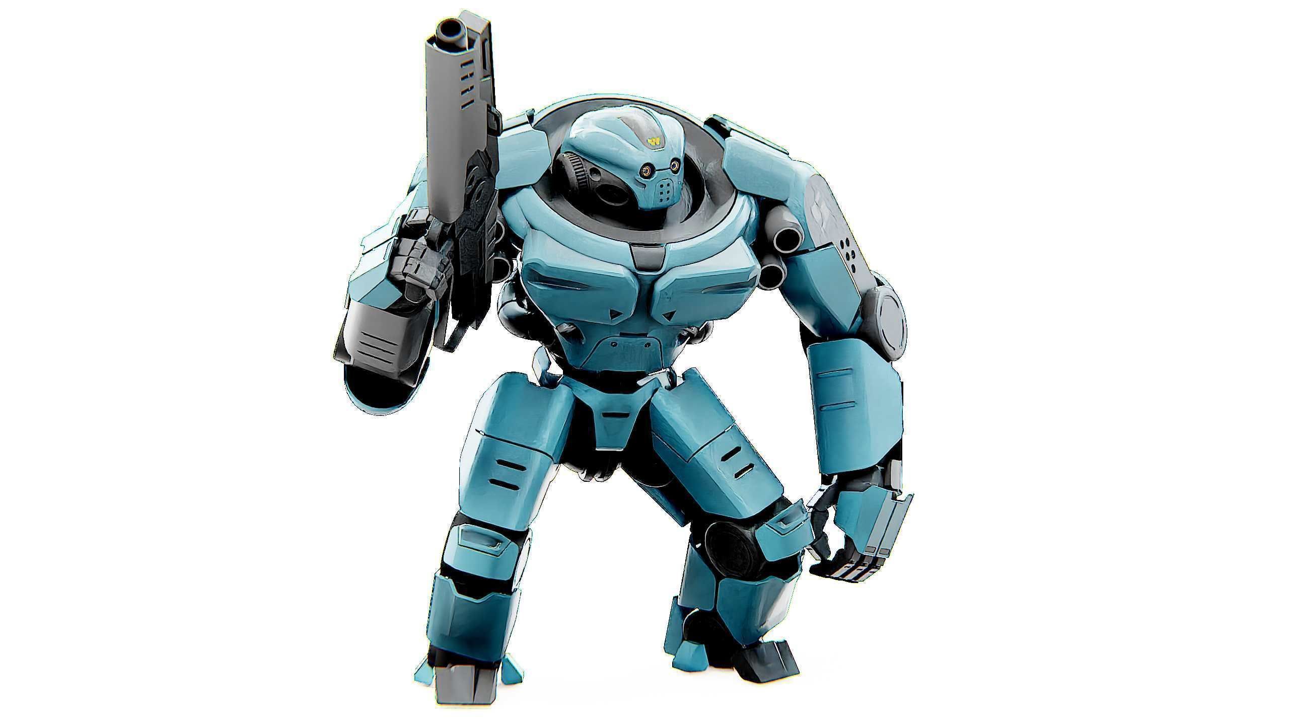 DOOM FIGHTER V-3 Rigged for Unreal Engine - Unity - MIXAMO 3D model_4