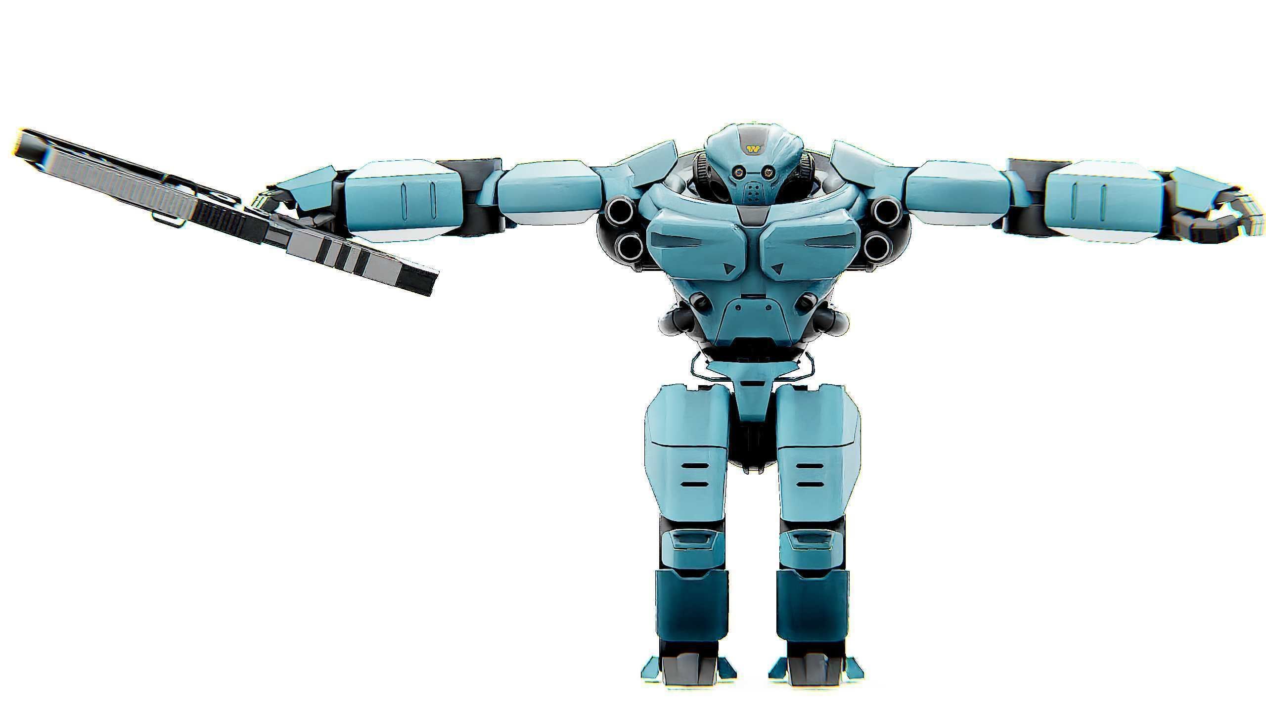 DOOM FIGHTER V-3 Rigged for Unreal Engine - Unity - MIXAMO 3D model_30