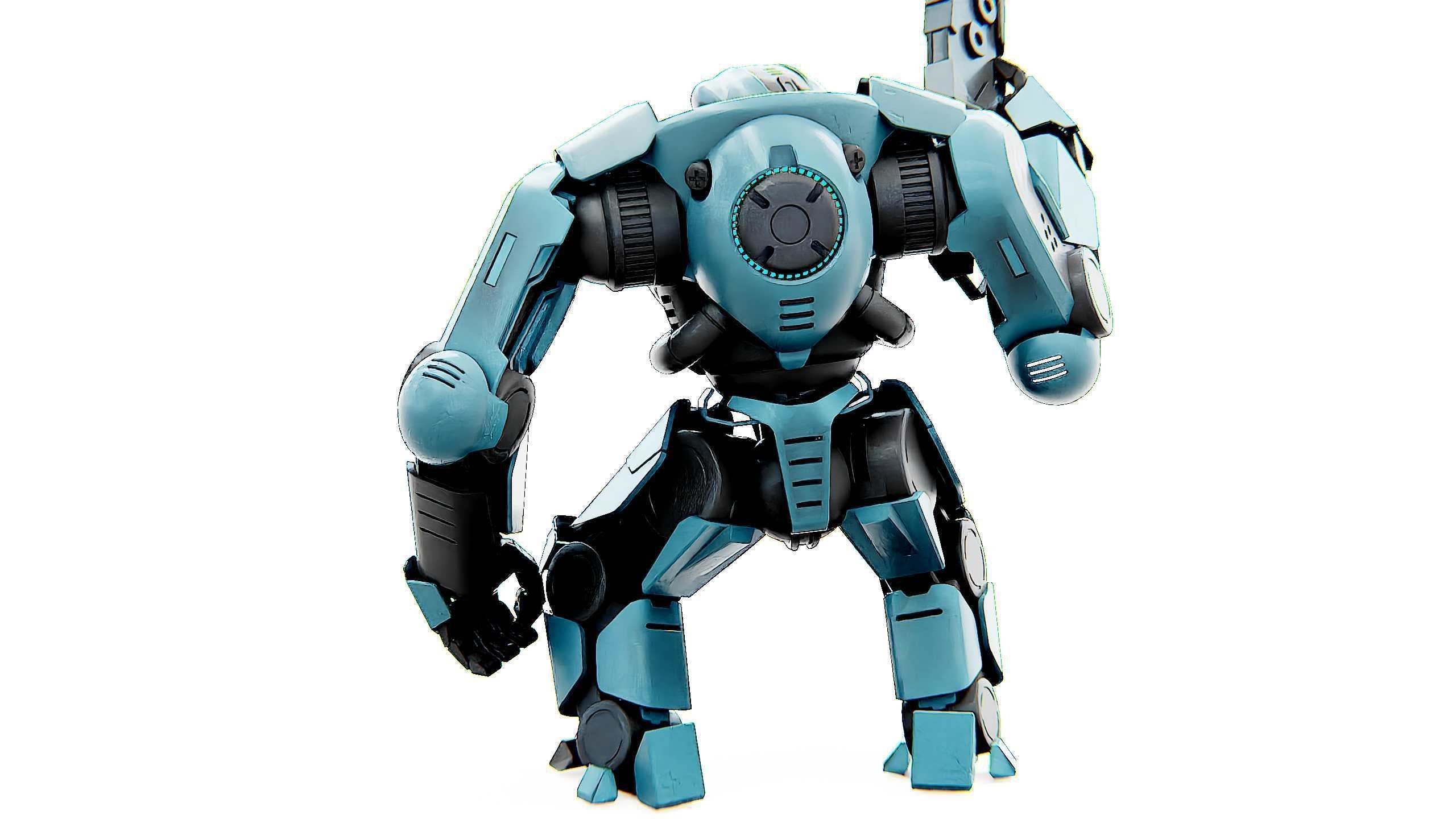 DOOM FIGHTER V-3 Rigged for Unreal Engine - Unity - MIXAMO 3D model_17