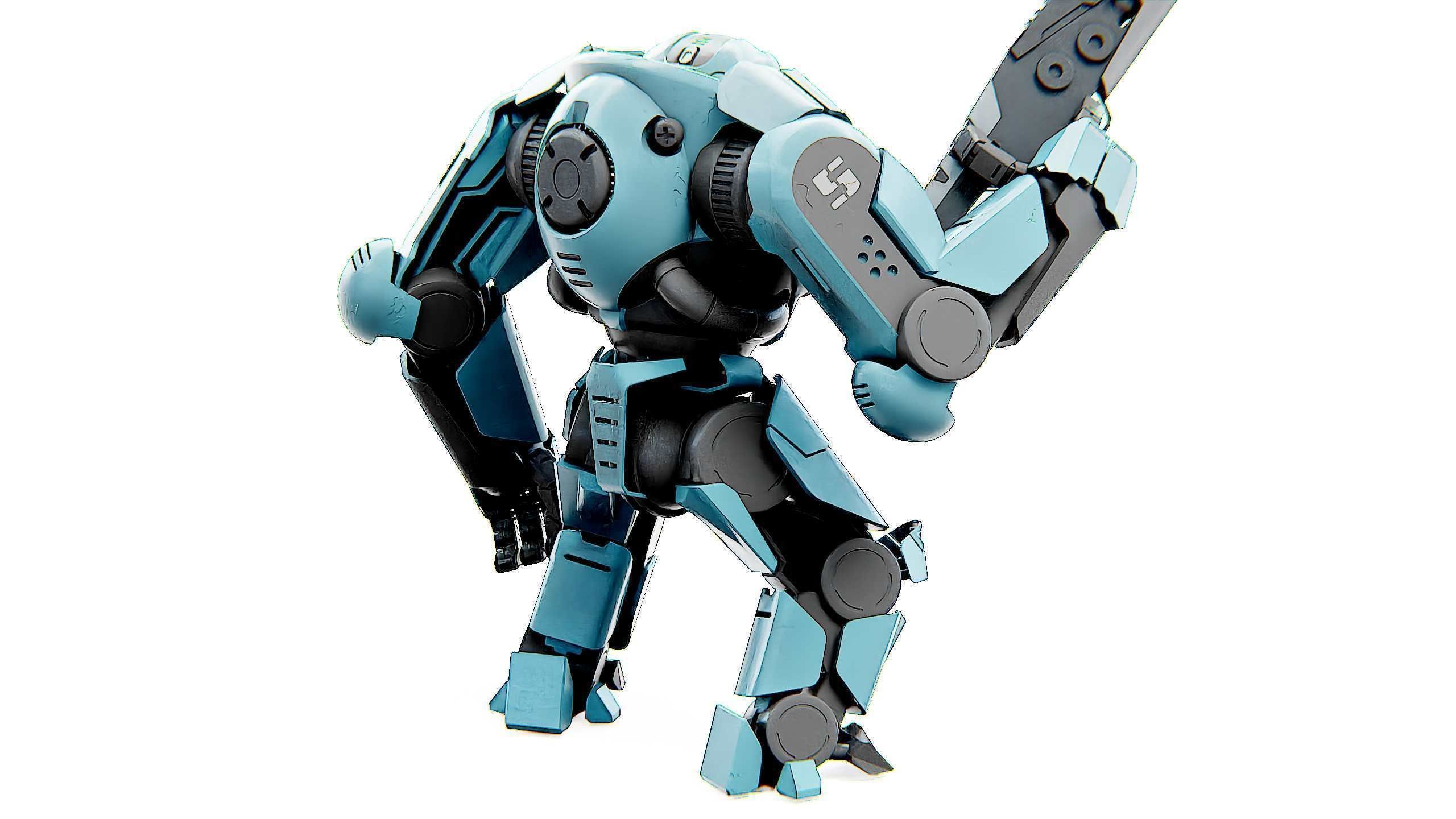 DOOM FIGHTER V-3 Rigged for Unreal Engine - Unity - MIXAMO 3D model_14