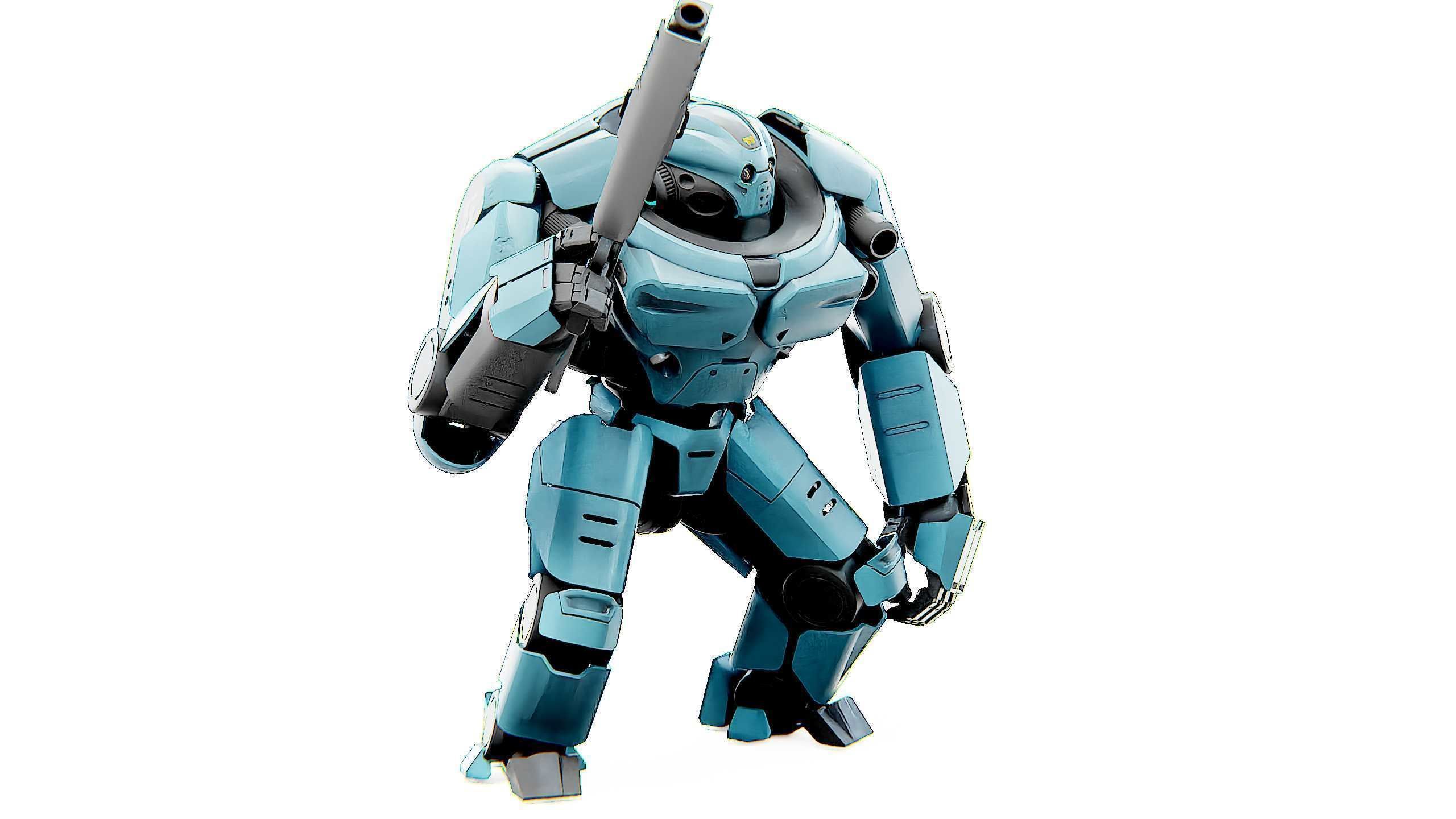 DOOM FIGHTER V-3 Rigged for Unreal Engine - Unity - MIXAMO 3D model_6