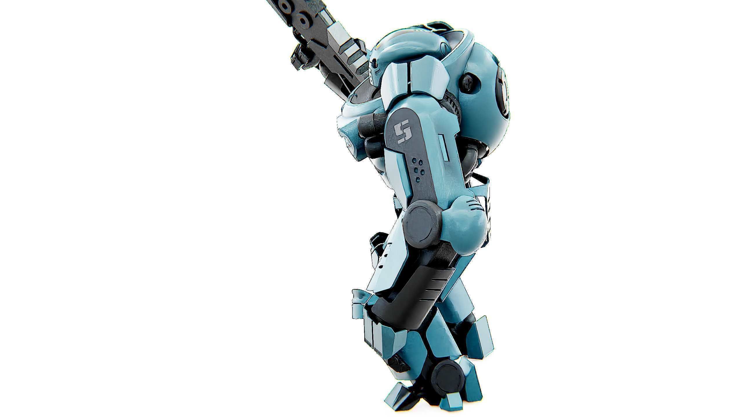 DOOM FIGHTER V-3 Rigged for Unreal Engine - Unity - MIXAMO 3D model_20