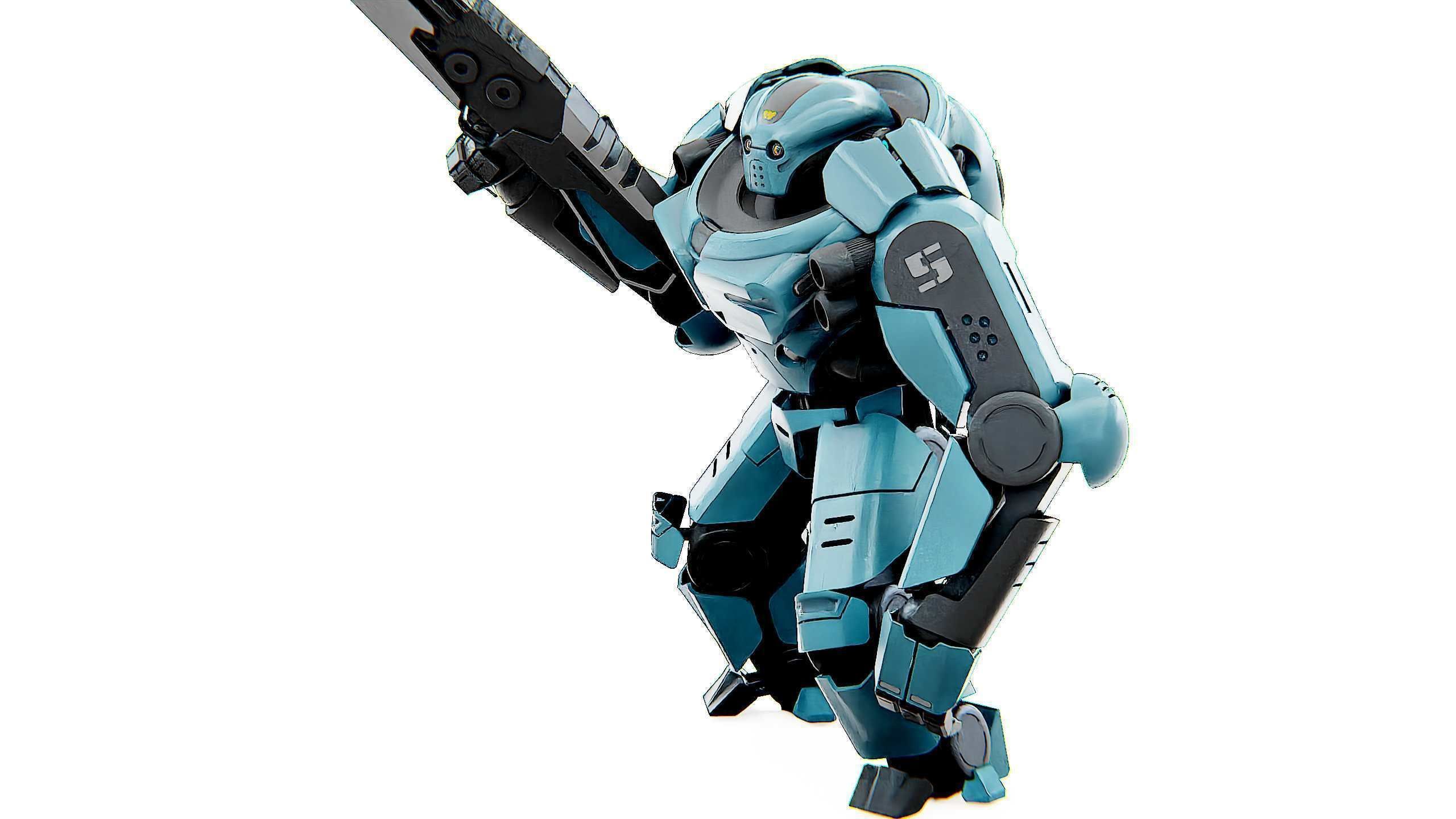 DOOM FIGHTER V-3 Rigged for Unreal Engine - Unity - MIXAMO 3D model_21