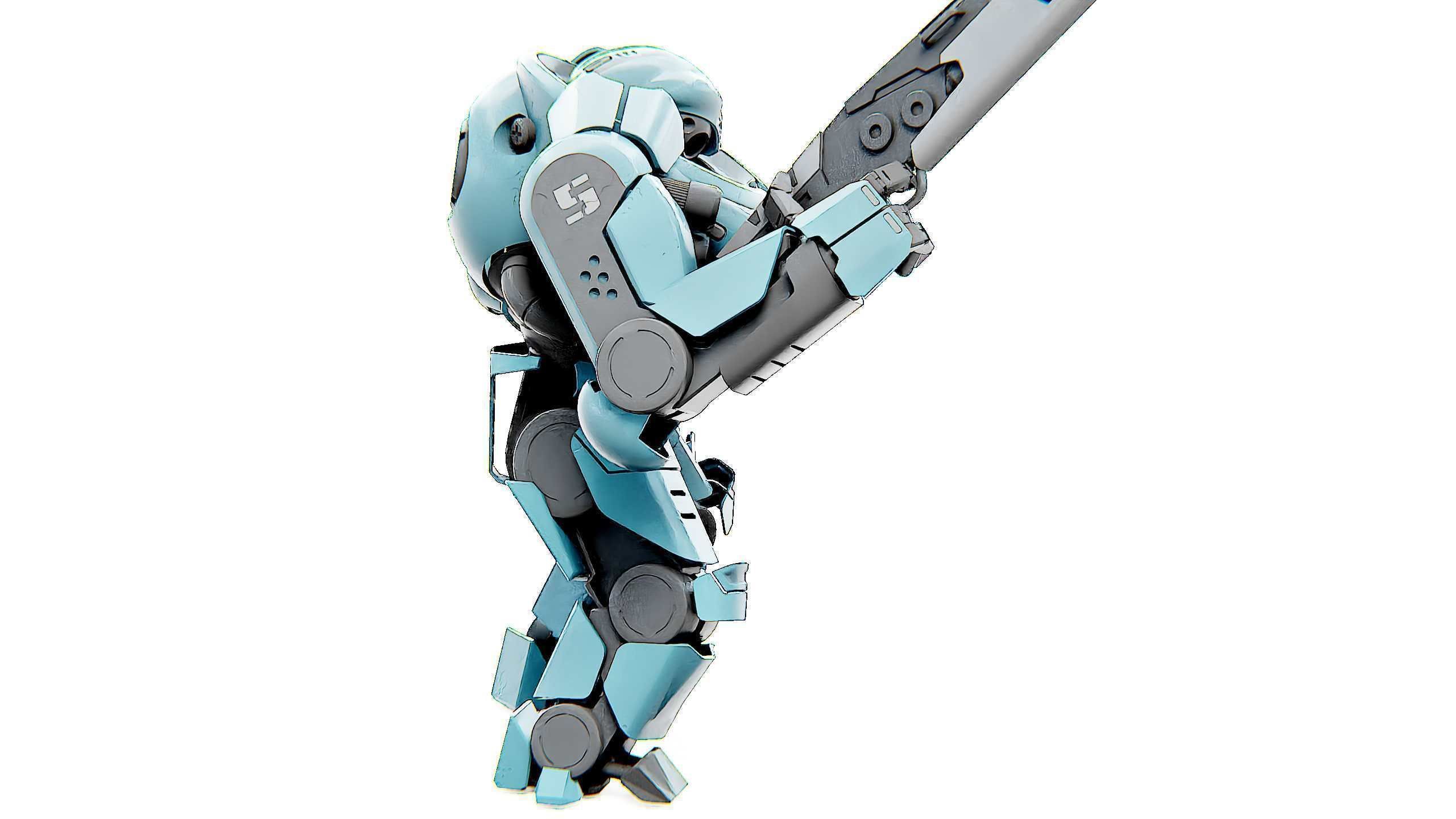 DOOM FIGHTER V-3 Rigged for Unreal Engine - Unity - MIXAMO 3D model_11