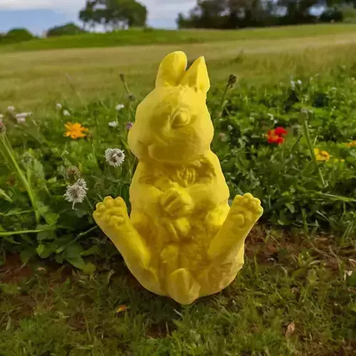 BUNNY REAL EASTER EGG 3D print model