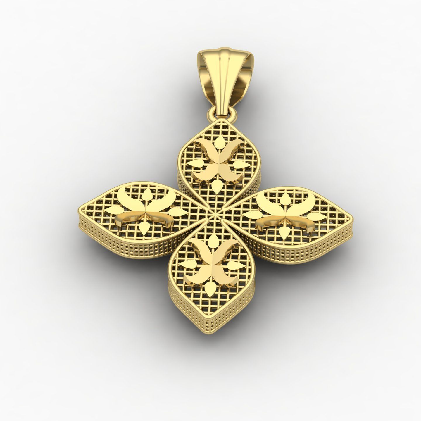 fusion pendant 01 3D print model_3