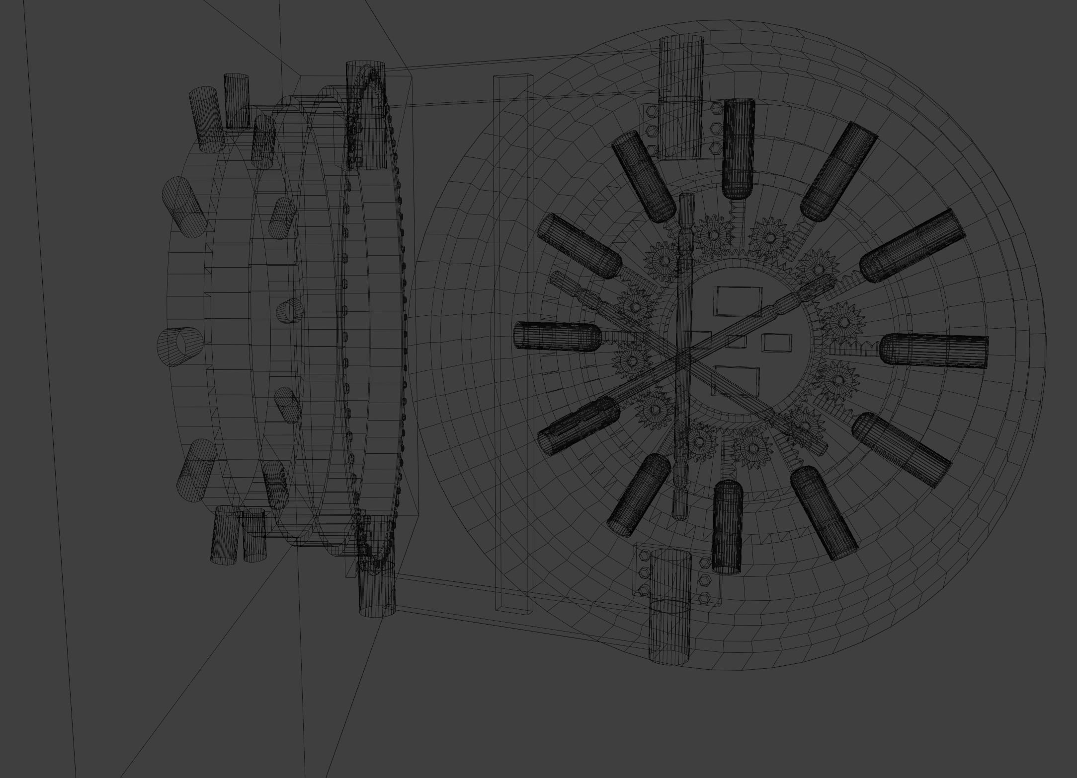 Bank Vault 3D model_4