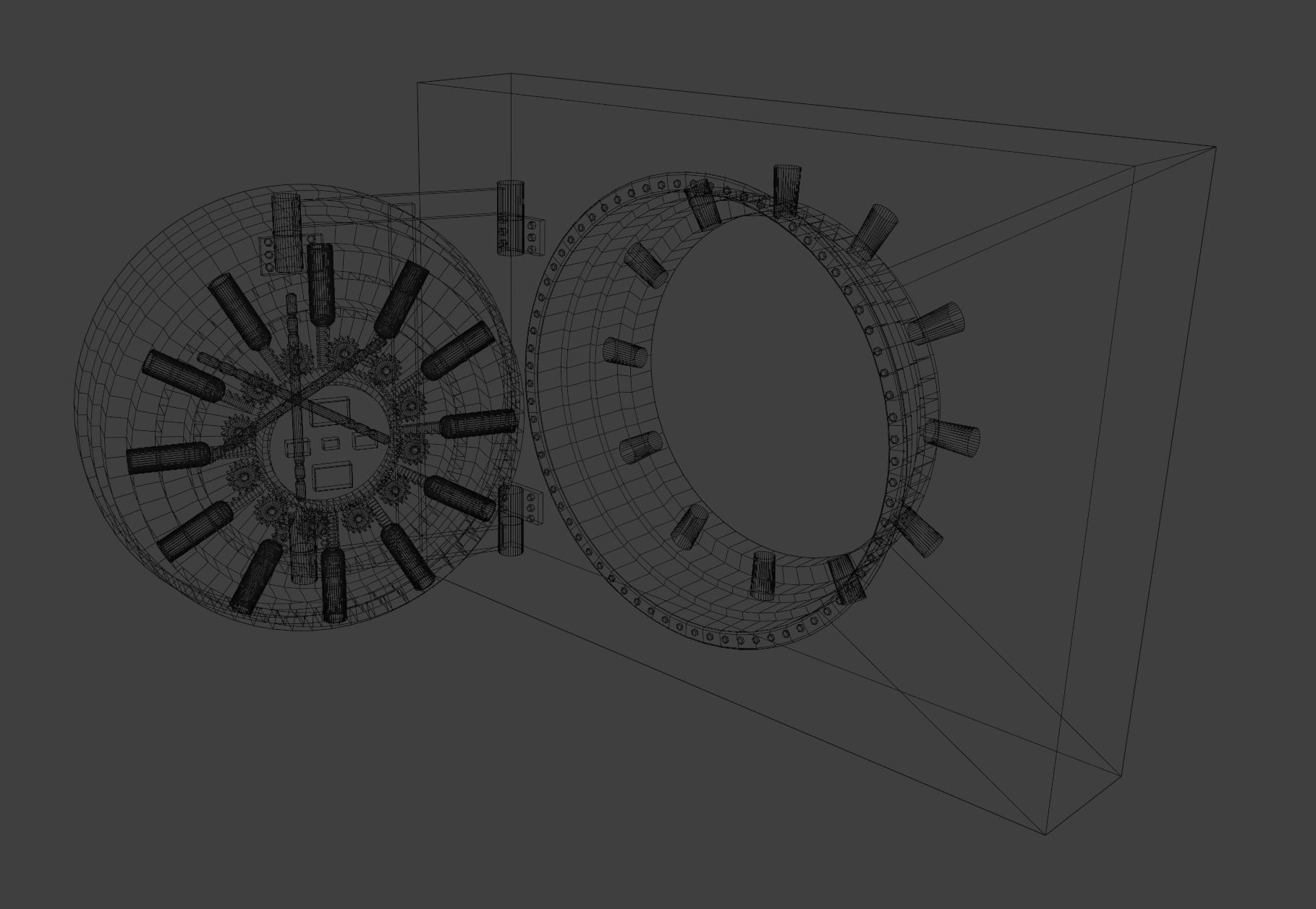 Bank Vault 3D model_3
