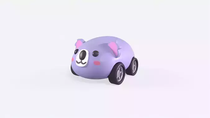 Cartoon Koala Car Cute