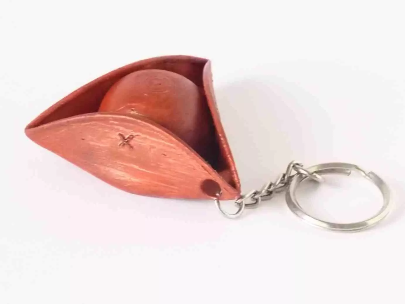 Tricorn Hat Key Chain 3D print model_0