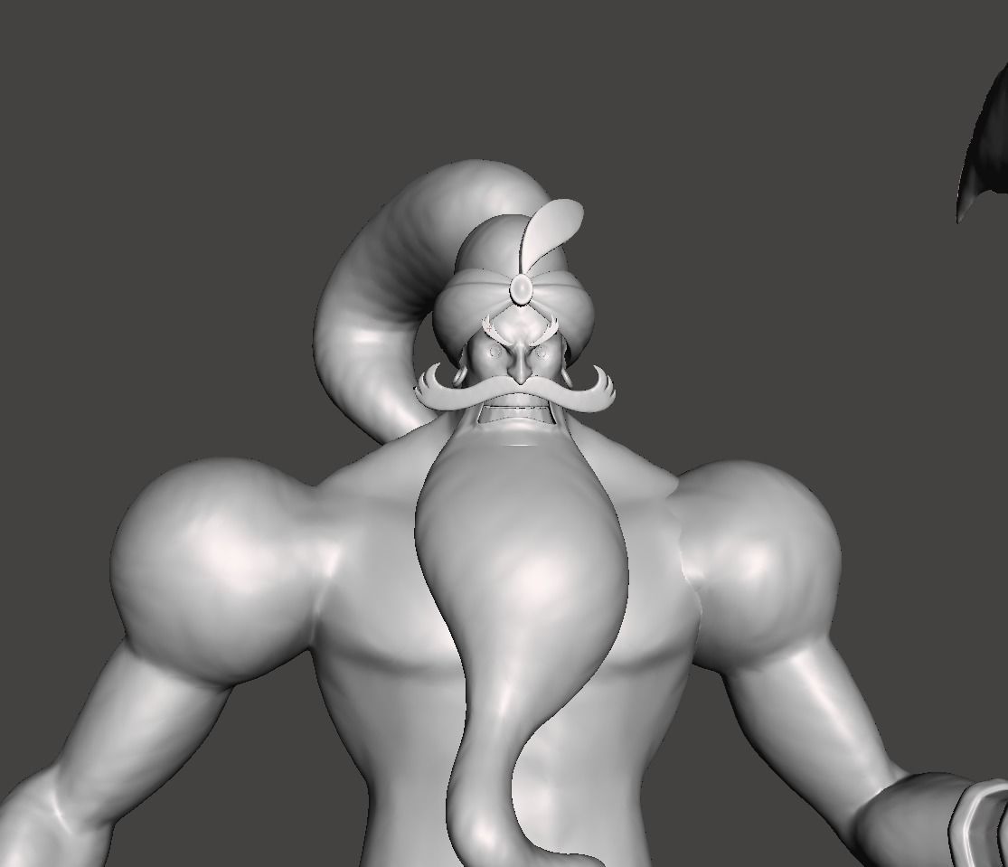 Charlotte Daifuku and genie 3D Model 3D print model_5