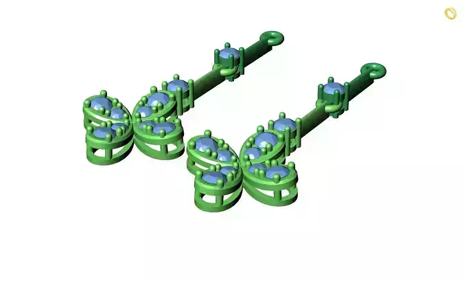 Small Earing 3D print model