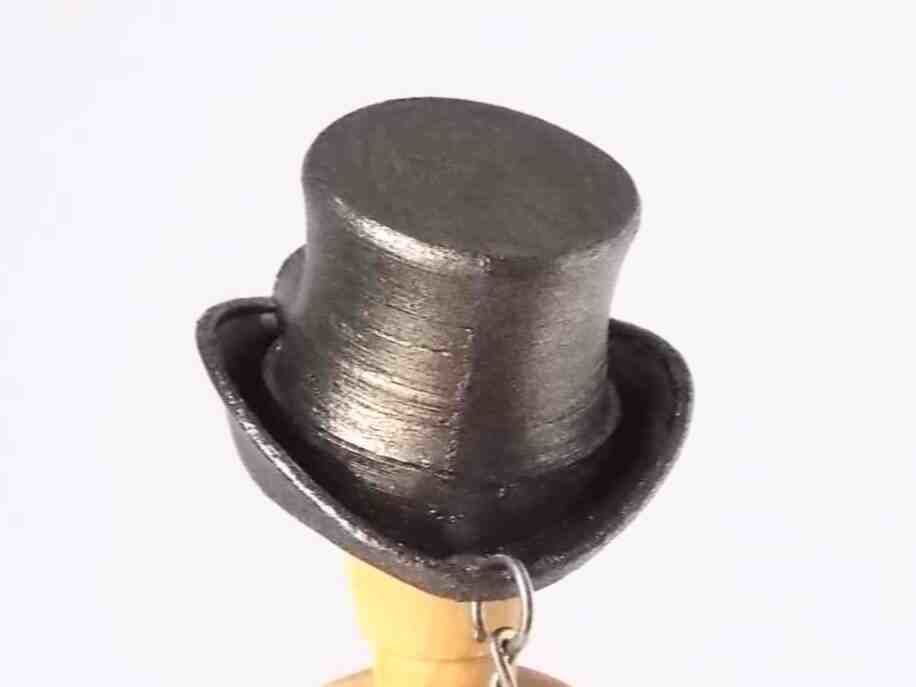 Steam Punk Hat Key Chain 3D print model_18