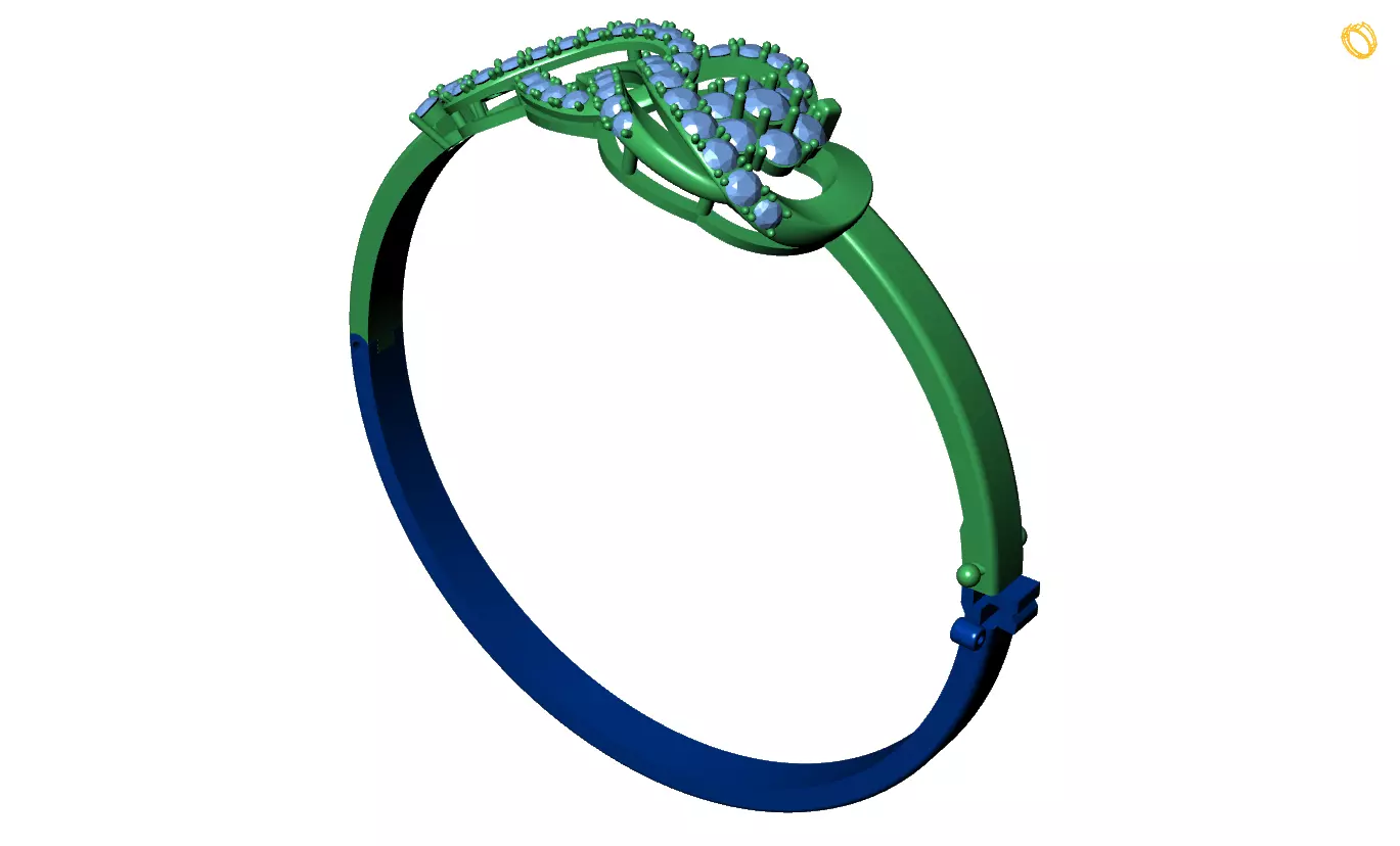 Bangle 3D print model_0