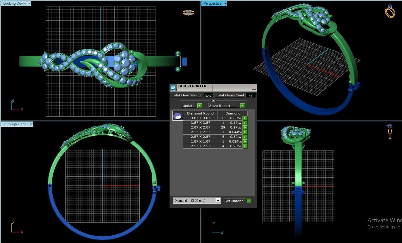Bangle 3D print model_1