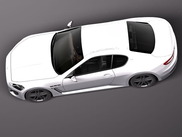 Maserati GranTurismo MC Stradale 2012 3D Model 3D model_7