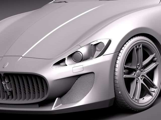 Maserati GranTurismo MC Stradale 2012 3D Model 3D model_9