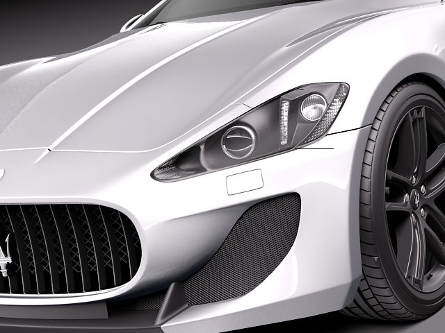 Maserati GranTurismo MC Stradale 2012 3D Model 3D model_2