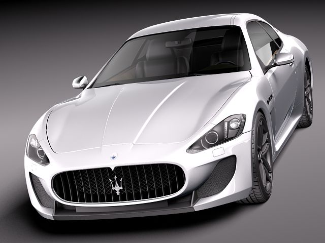 Maserati GranTurismo MC Stradale 2012 3D Model 3D model_1