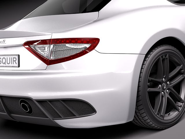 Maserati GranTurismo MC Stradale 2012 3D Model 3D model_3