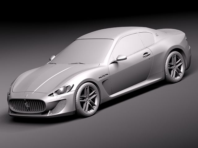 Maserati GranTurismo MC Stradale 2012 3D Model 3D model_8