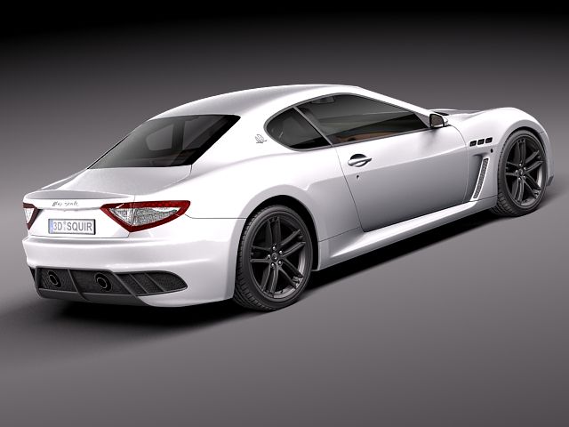 Maserati GranTurismo MC Stradale 2012 3D Model 3D model_4