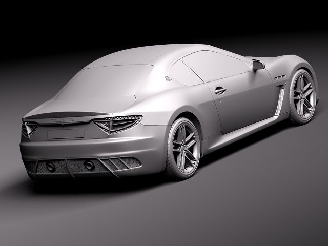Maserati GranTurismo MC Stradale 2012 3D Model 3D model_11